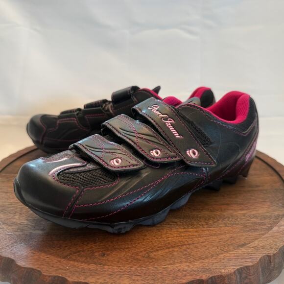 Pearl Izumi Women’s All-Road Cycling Shoes EUR 40 Black Pink SPD Cleats - Picture 5 of 10